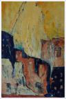Acryl und Material auf Leinwand 40cm x 60cm / 2008